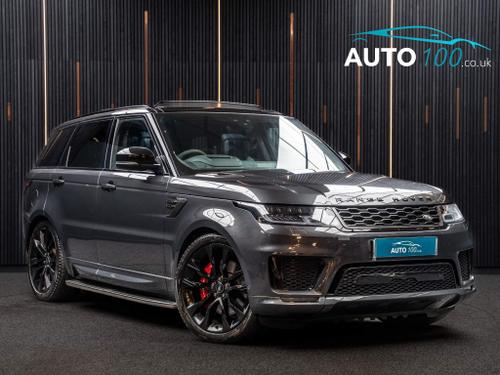 Used 2021 Land Rover Range Rover Sport 3.0 D350 MHEV HST Auto 4WD Euro 6 (s/s) 5dr Grey at Auto100