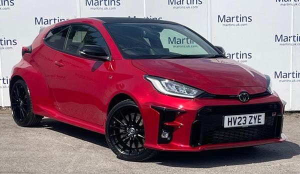 Used 2023 Toyota Yaris 1.6T GR Convenience AWD Euro 6 3dr Scarlet Flare at Martins Group