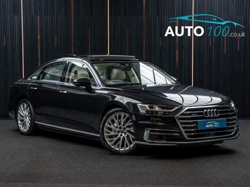 Used 2017 Audi A8 3.0 TDI V6 50 Tiptronic quattro Euro 6 (s/s) 4dr Grey at Auto100