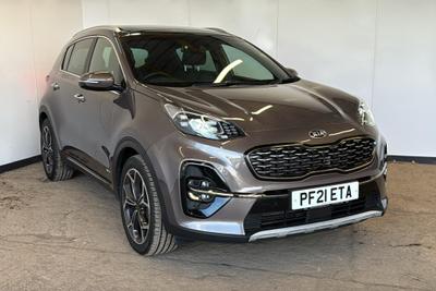 Used 2021 Kia SPORTAGE 1.6 CRDi MHEV GT-Line S SUV 5dr Diesel Hybrid DCT AWD Euro 6 (s/s) (134 bhp) COPPER STONE BROWN at Dack Vans