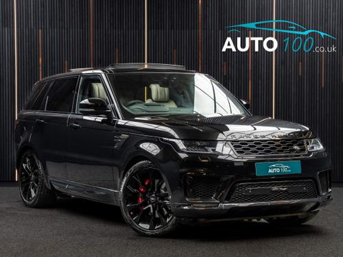 Used 2020 Land Rover Range Rover Sport 3.0 P400 MHEV HST Auto 4WD Euro 6 (s/s) 5dr Black at Auto100