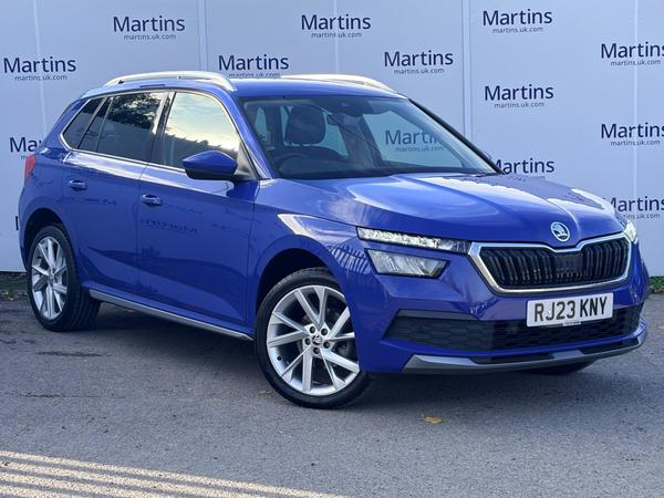 Used 2023 Skoda Kamiq 1.0 TSI SE L Executive Euro 6 (s/s) 5dr Blue at Martins Group