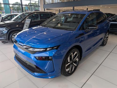 Used ~ Skoda Enyaq 82kWh 85x SportLine Auto 4WD 5dr Race Blue Metallic at Richmond Motor Group