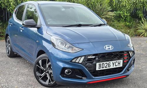 Used 2025 Hyundai i10 1.0 T-GDi N Line Euro 6 (s/s) 5dr Blue at Staceys Motors