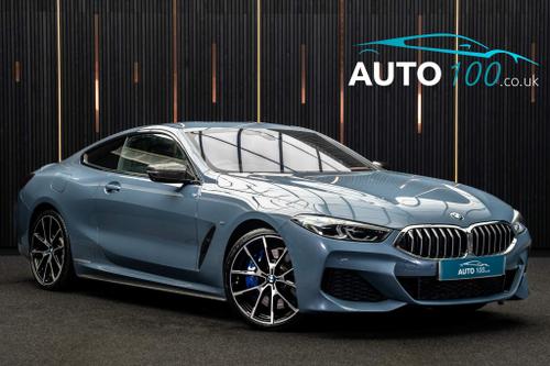 Used 2022 BMW 8 Series 3.0 840d MHT M Sport Steptronic xDrive Euro 6 (s/s) 2dr Blue at Auto100