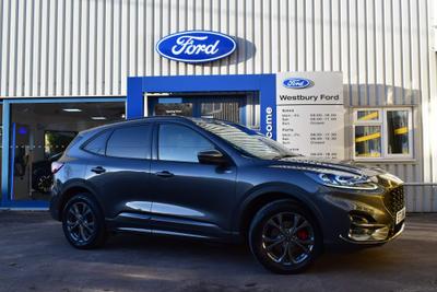 Used 2022 Ford Kuga 2.5 EcoBoost Duratec 14.4kWh ST-Line CVT Euro 6 (s/s) 5dr at Islington Motor Group