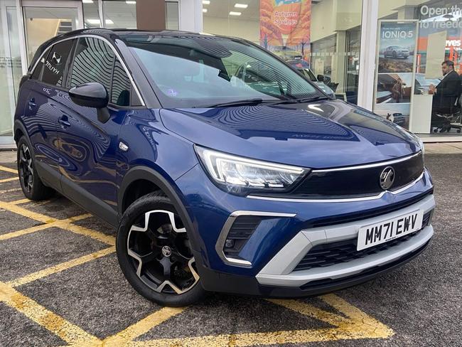 Used 2021 Vauxhall Crossland 1.2 Elite Edition Euro 6 (s/s) 5dr Blue at West Riding