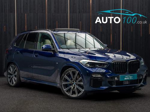 Used 2021 BMW X5 3.0 45e 24kWh M Sport Auto xDrive Euro 6 (s/s) 5dr Blue at Auto100