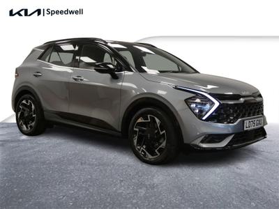 Used 2025 Kia Sportage 1.6 T-GDi 48V GT-LINE S Lunar Silver With Black Roof at Kia Motors UK