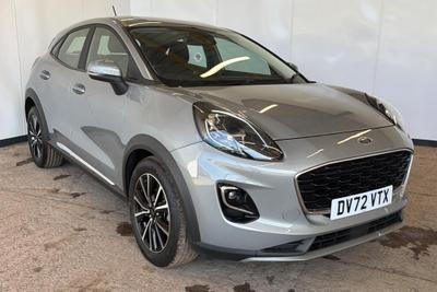 Used 2022 Ford PUMA 1.0T EcoBoost MHEV Titanium SUV 5dr Petrol Hybrid Manual Euro 6 (s/s) (155 ps) SOLAR SILVER at Dack Vans