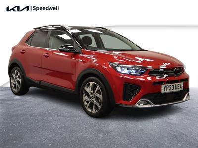 Used 2023 Kia Stonic 1.0 T-GDi ISG 48V GT-LINE S Blaze Red with Black Roof at Kia Motors UK