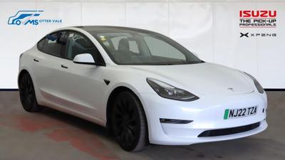 Used 2022 TESLA MODEL 3 (Dual Motor) Performance Saloon 4dr Electric Auto 4WDE (Performance Upgrade) (449 bhp) White at Dack Vans