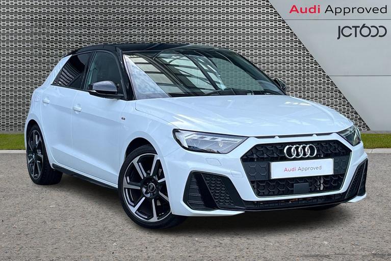 Used 2023 AUDI A1 1.5 TFSI 35 Black Edition Sportback 5dr Petrol S Tronic Euro 6 (s/s) (150 ps) White at JCT600