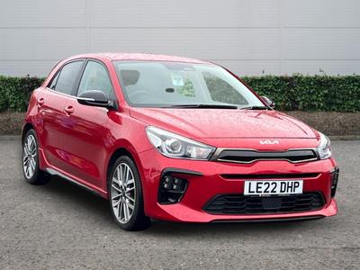 Used 2022 Kia Rio 1.0 T-GDi 48V GT-LINE S Blaze Red at Kia Motors UK