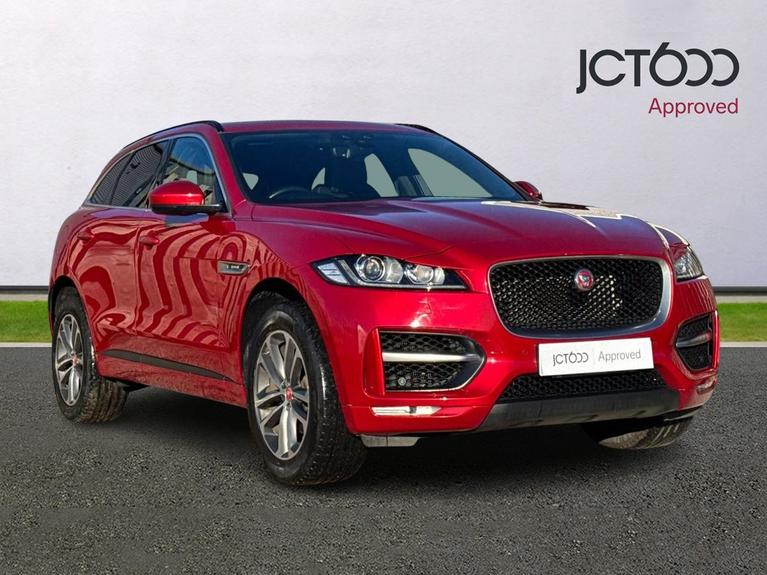 Used 2020 JAGUAR F-Pace 2.0 P250i R-Sport SUV 5dr Petrol Auto AWD Euro 6 (s/s) (250 ps) Red at JCT600