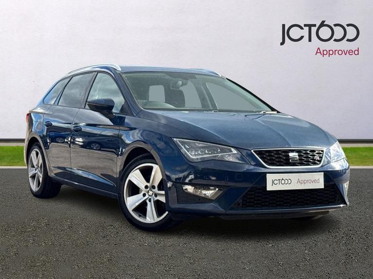 Used 2016 SEAT Leon 1.4 EcoTSI FR Sport Tourer 5dr Petrol Manual Euro 6 (s/s) (150 ps) Blue at JCT600