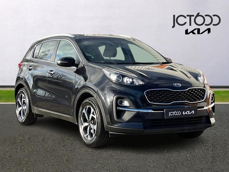 Used 2021 KIA Sportage 1.6 CRDi MHEV 2 SUV 5dr Diesel Hybrid Manual Euro 6 (s/s) (134 bhp) Black at JCT600