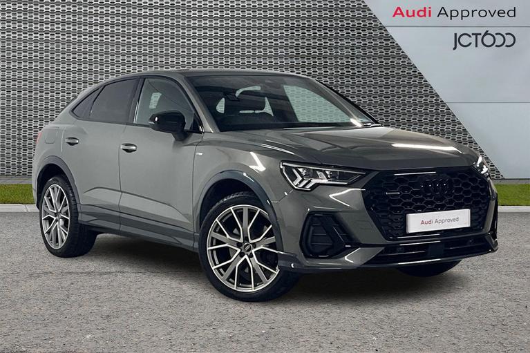 Used 2023 AUDI Q3 40 TDI 200 Qtro Black Ed 5dr S Tronic [Tech Pro] Grey at JCT600