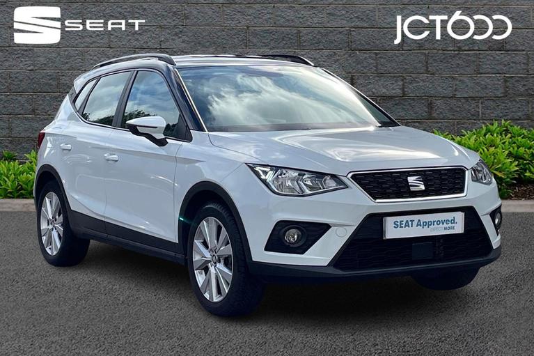 Used 2021 SEAT Arona 1.0 TSI GPF SE Technology SUV 5dr Petrol Manual Euro 6 (s/s) (95 ps) White at JCT600