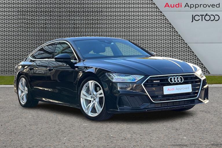 Used 2019 AUDI A7 3.0 TDI V6 45 S line Sportback 5dr Diesel Tiptronic quattro Euro 6 (s/s) (231 ps) Black at JCT600