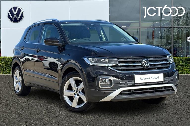 Used 2024 VOLKSWAGEN T-Cross 1.5 TSI EVO SEL SUV 5dr Petrol DSG Euro 6 (s/s) (150 ps) Black at JCT600