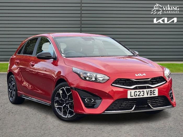 Kia Ceed 1.5 T-GDi ISG GT-LINE in Infra Red £19,527