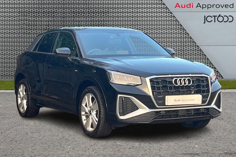 Used 2023 AUDI Q2 Q2 S line 30 TFSI 110 PS 6-speed Mythos black at JCT600