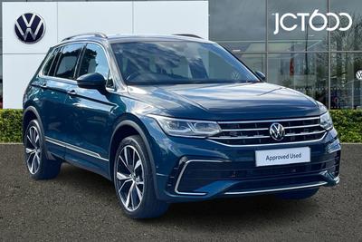 2023 VOLKSWAGEN Tiguan 1.4 TSI 13kWh R-Line SUV 5dr Petrol Plug-in Hybrid DSG Euro 6 (s/s) (245 ps) at JCT600