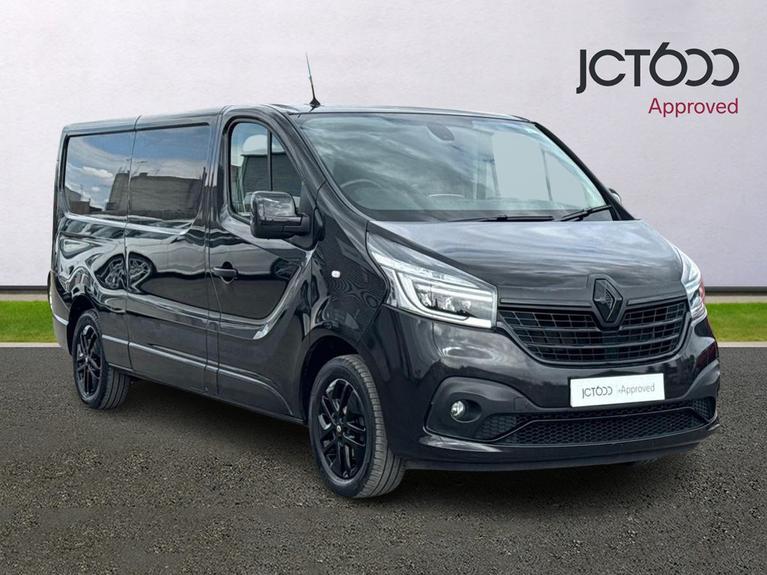 Used 2021 RENAULT Trafic 2.0 dCi ENERGY 30 Black Edition Panel Van 5dr Diesel Manual LWB Standard Roof Euro 6 (s/s) (170 ps) Black at JCT600