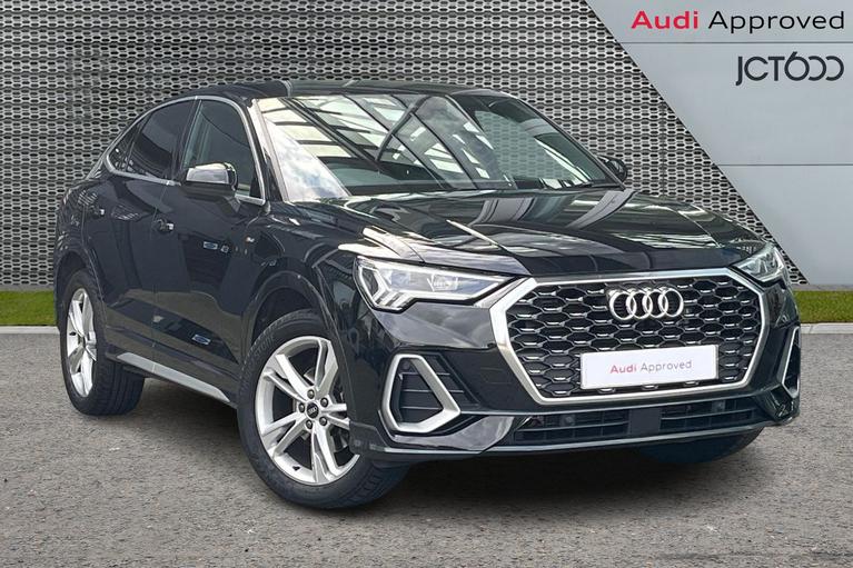 Used 2022 AUDI Q3 1.5 TFSI CoD 35 S line Sportback 5dr Petrol S Tronic Euro 6 (s/s) (150 ps) Black at JCT600