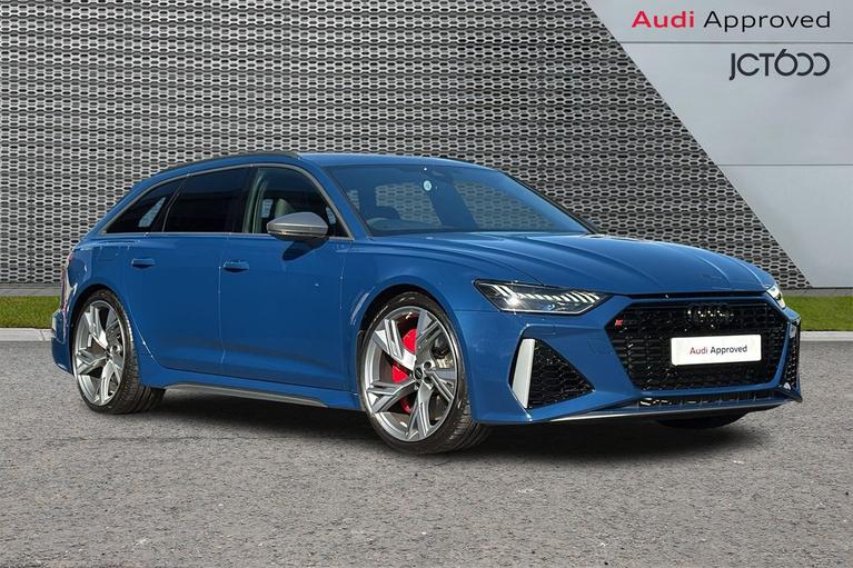 Used 2025 Audi Rs6 Avant 4.0 TFSI V8 Performance Estate 5dr Petrol Tiptronic quattro Euro 6 (s/s) (630 ps) Blue at JCT600