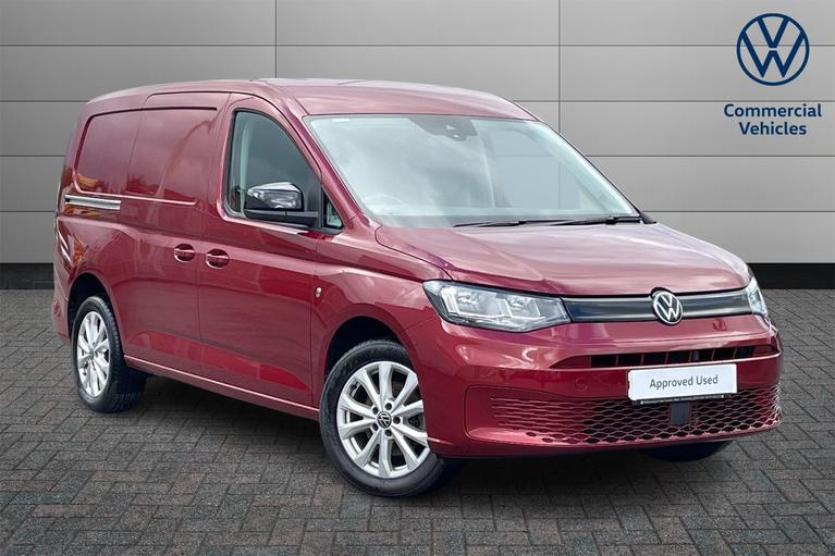 Used 2023 VOLKSWAGEN Caddy Maxi 2.0 TDI C20 Commerce Pro Panel Van 6dr Diesel Manual LWB Euro 6 (s/s) (102 ps) Fortana Red at JCT600