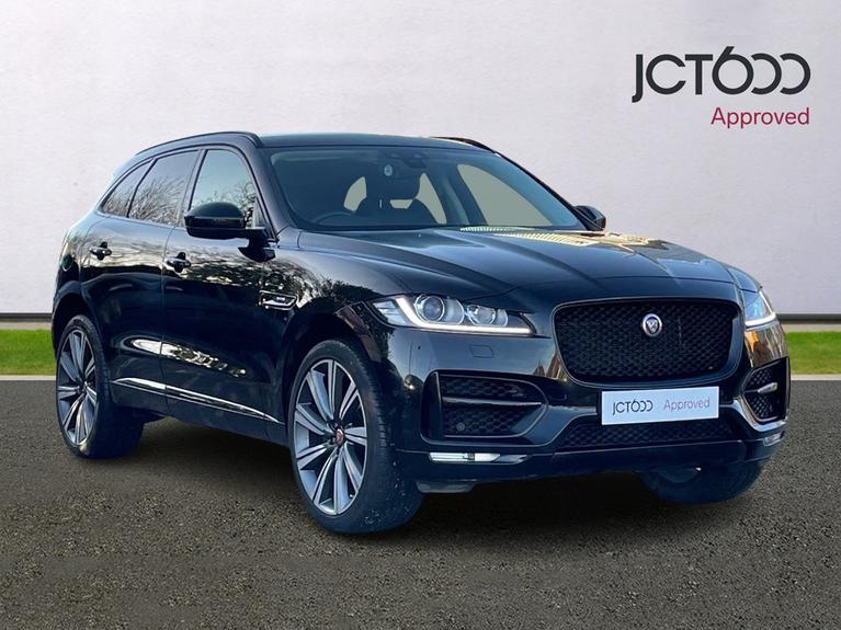 Used 2018 JAGUAR F-Pace 2.0 P250i R-Sport SUV 5dr Petrol Auto AWD Euro 6 (s/s) (250 ps) Black at JCT600