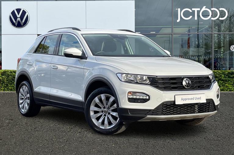 Used 2021 Volkswagen T-Roc SE 1.5 TSI 150PS EVO 6-speed Manual 5 Door Pure White at JCT600