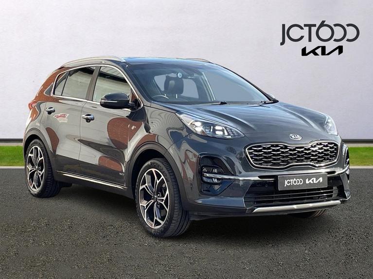 Used 2019 KIA Sportage 1.6 T-GDi GT-Line SUV 5dr Petrol DCT AWD Euro 6 (s/s) (174 bhp) Grey at JCT600