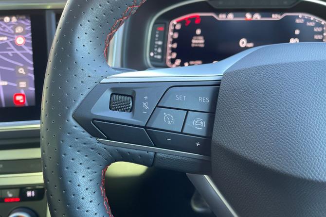 ABS Interior Steering Wheel Emblem for Skoda Octavia Model