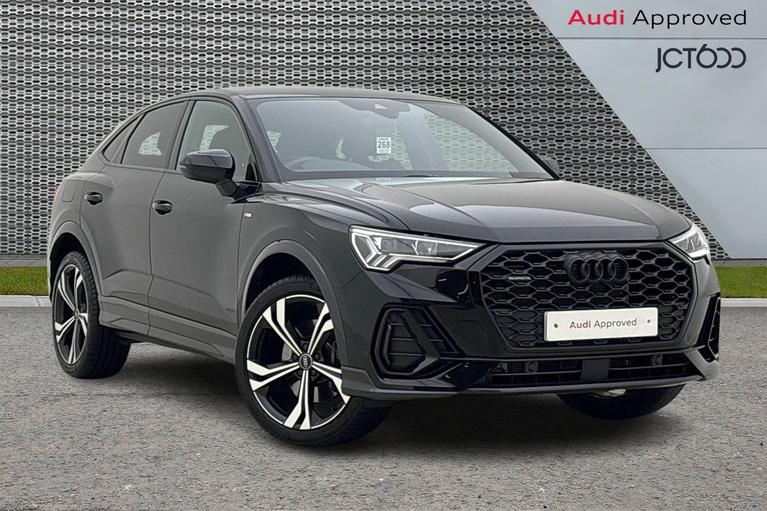 Used 2025 Audi Q3 2.0 TFSI 40 Black Edition Sportback 5dr Petrol S Tronic quattro Euro 6 (s/s) (190 ps) Black at JCT600