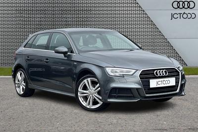 2017 AUDI A3 1.4 TFSI CoD S line Sportback 5dr Petrol S Tronic Euro 6 (s/s) (150 ps) at JCT600