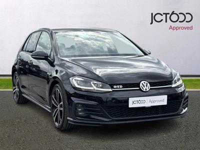 2018 VOLKSWAGEN Golf 2.0 TDI GTD Hatchback 5dr Diesel Manual Euro 6 (s/s) (184 ps) at JCT600