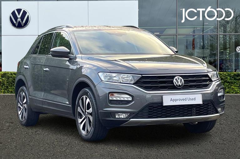 Used 2021 VOLKSWAGEN T-Roc Active 1.0 TSI 110PS 6-speed Manual Indium Grey at JCT600