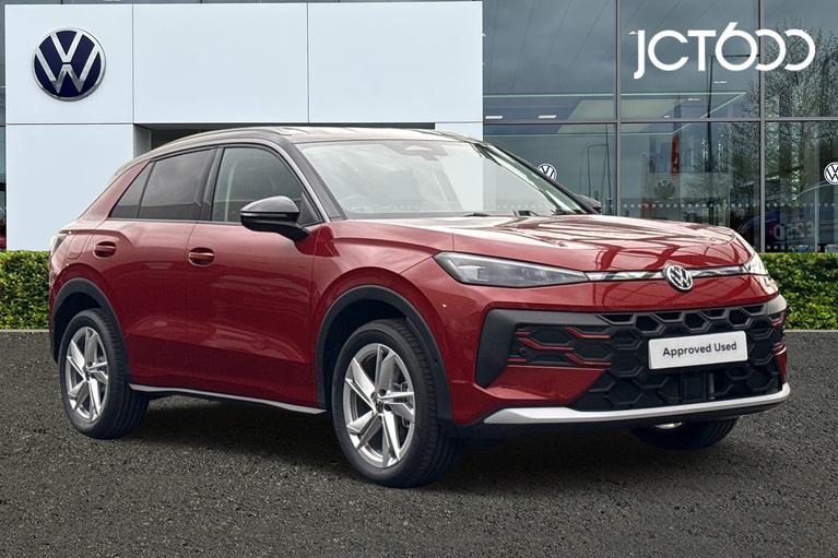Used 2026 VOLKSWAGEN T-Roc 1.5 eTSI MHEV Style SUV 5dr Petrol Hybrid DSG Euro 6 (s/s) (150 ps) Red at JCT600