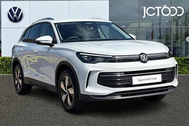 Used 2026 VOLKSWAGEN Tiguan 1.5 eTSI MHEV Match SUV 5dr Petrol Hybrid DSG Euro 6 (s/s) (150 ps) White at JCT600