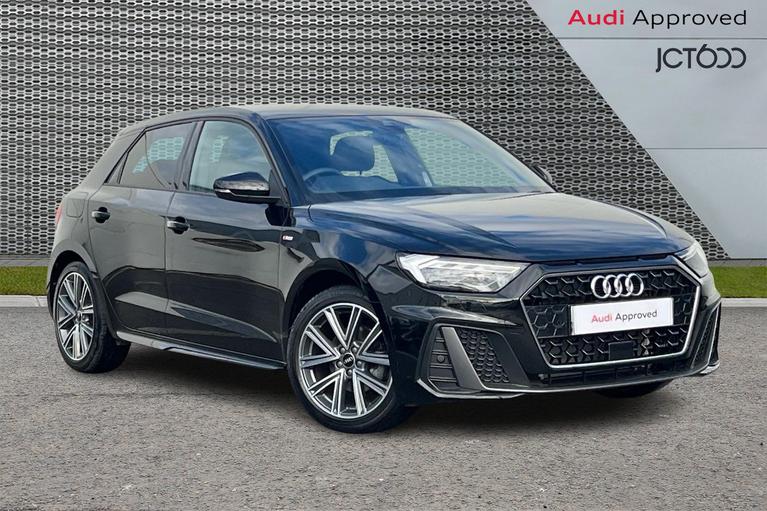 Used 2024 AUDI A1 1.0 TFSI 30 S line Sportback 5dr Petrol S Tronic Euro 6 (s/s) (116 ps) Black at JCT600