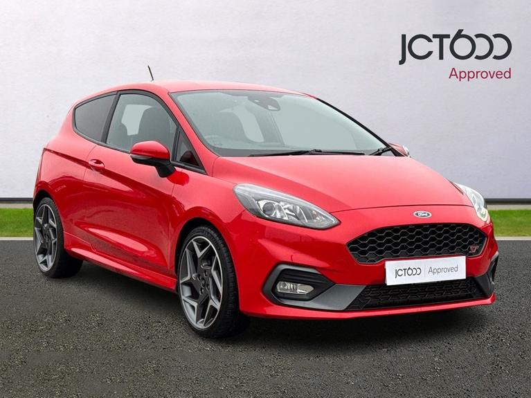 Used 2020 FORD Fiesta 1.5T EcoBoost ST-3 Hatchback 3dr Petrol Manual Euro 6 (s/s) (200 ps) Red at JCT600