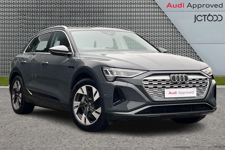 Used 2024 AUDI Q8 E-Tron 55 Sport SUV 5dr Electric Auto quattro 114kWh (11kW Charger) (408 ps) Grey at JCT600