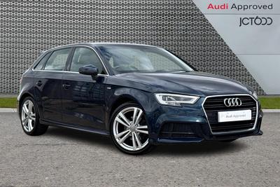 2017 AUDI A3 2.0 TDI S line Sportback 5dr Diesel S Tronic Euro 6 (s/s) (150 ps) at JCT600
