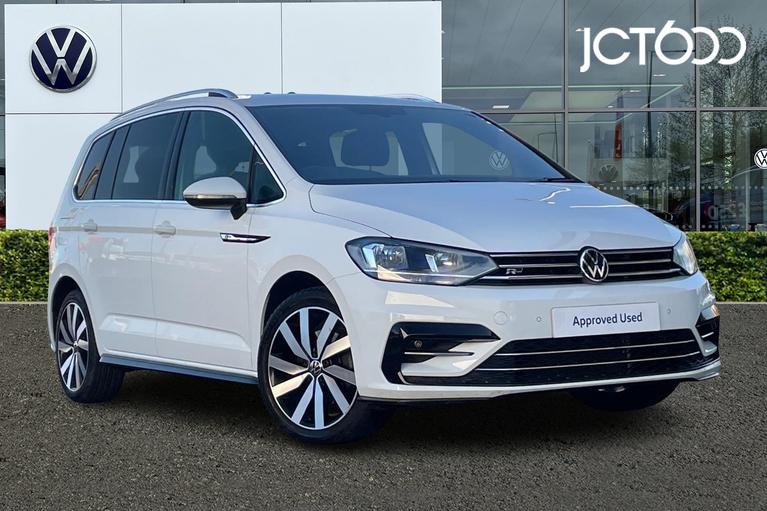 Used 2021 Volkswagen Touran 1.5 TSI EVO R-Line MPV 5dr Petrol DSG Euro 6 (s/s) (150 ps) White at JCT600