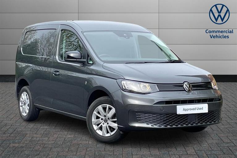 Used 2023 VOLKSWAGEN Caddy 2.0 TDI C20 Commerce Pro Panel Van 5dr Diesel DSG SWB Euro 6 (s/s) (122 ps) Indium Grey at JCT600