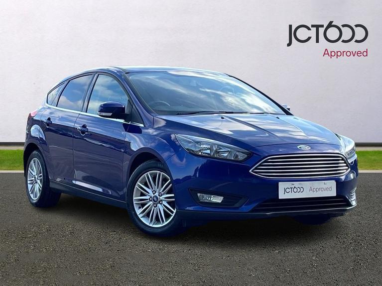 Used 2018 FORD Focus 1.0T EcoBoost Zetec Edition Hatchback 5dr Petrol Manual Euro 6 (s/s) (125 ps) Blue at JCT600