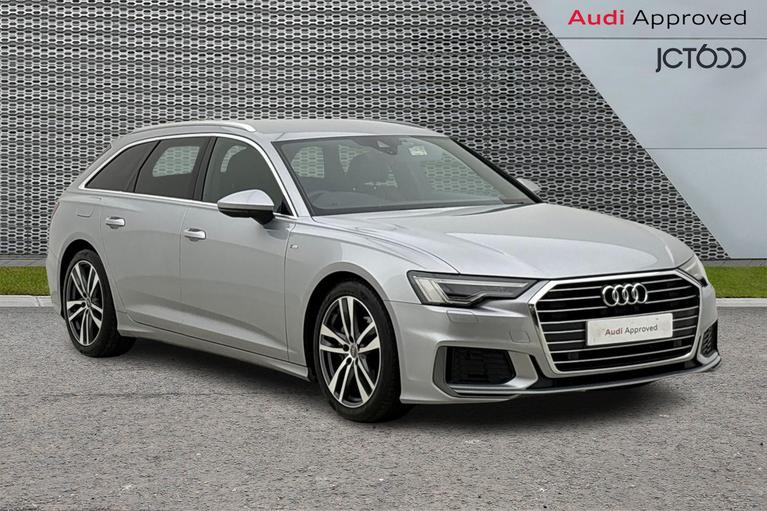 Used 2019 AUDI A6 Avant 2.0 TDI 40 S line Estate 5dr Diesel S Tronic Euro 6 (s/s) (204 ps) Silver at JCT600